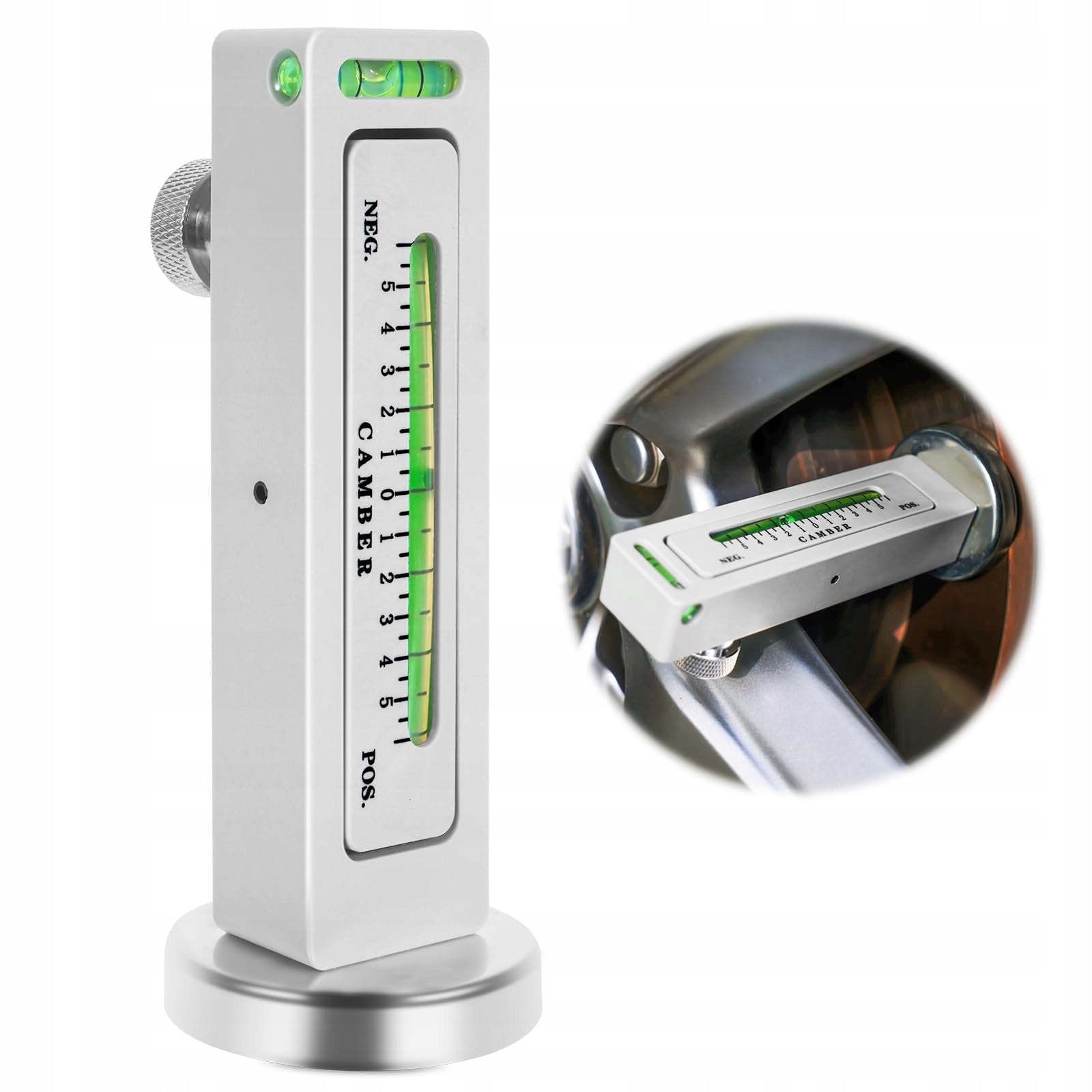 Magnetic level wheel tilt meter geometry convergence