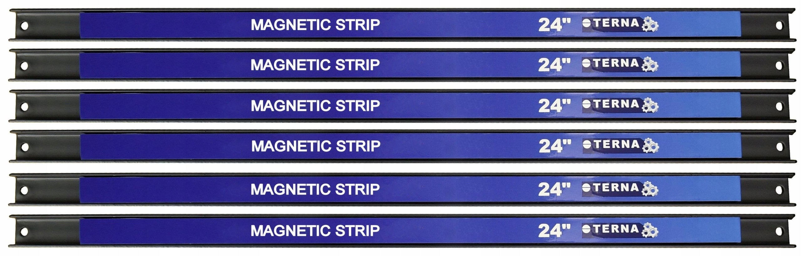 Magnetic strip magnetic tool holders 6 pcs. 60 cm