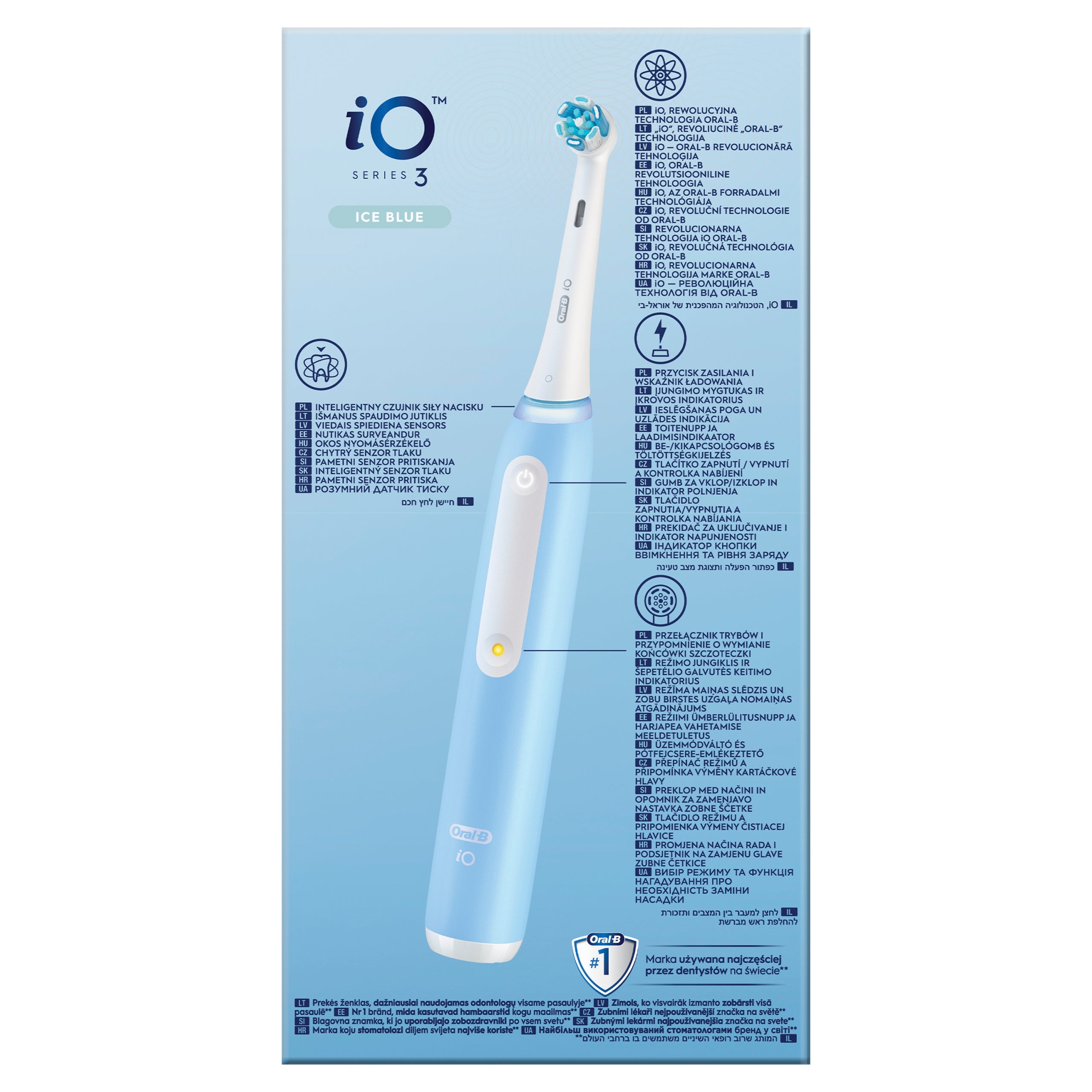 Magnetic toothbrush Oral-B iO Series 3 Ice Blue Brand Oral-B