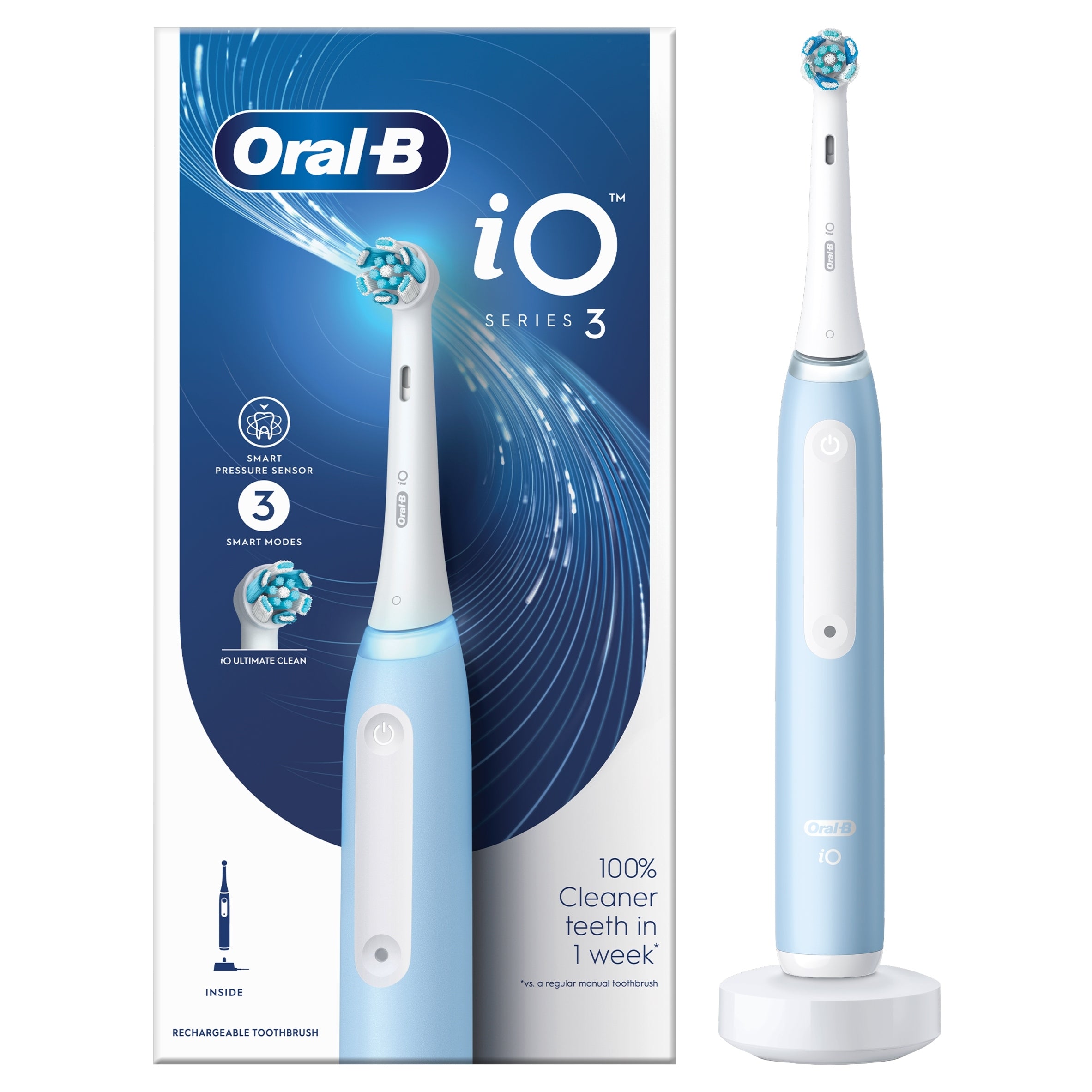 Magnetic toothbrush Oral-B iO Series 3 Ice Blue