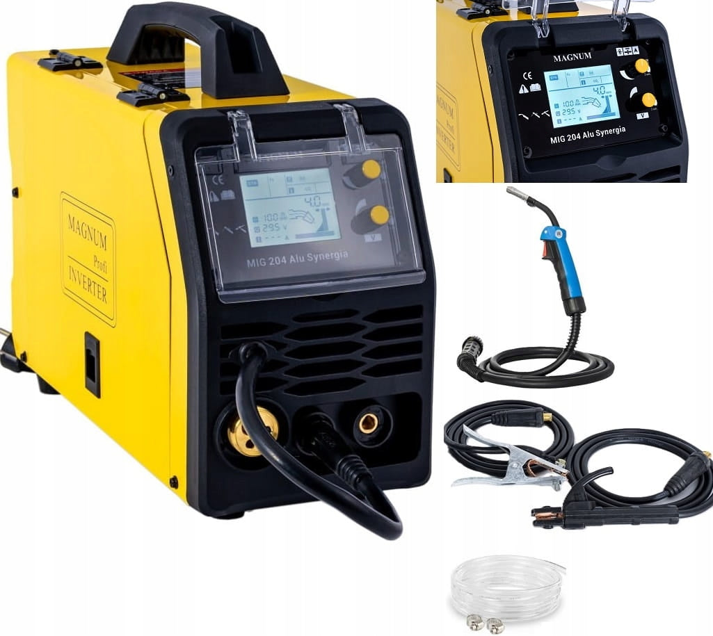 Magnum MIG 204 ALU SYNERGY - Semi-automatic welding machine MIG/MAG, MMA, TIG, FCA