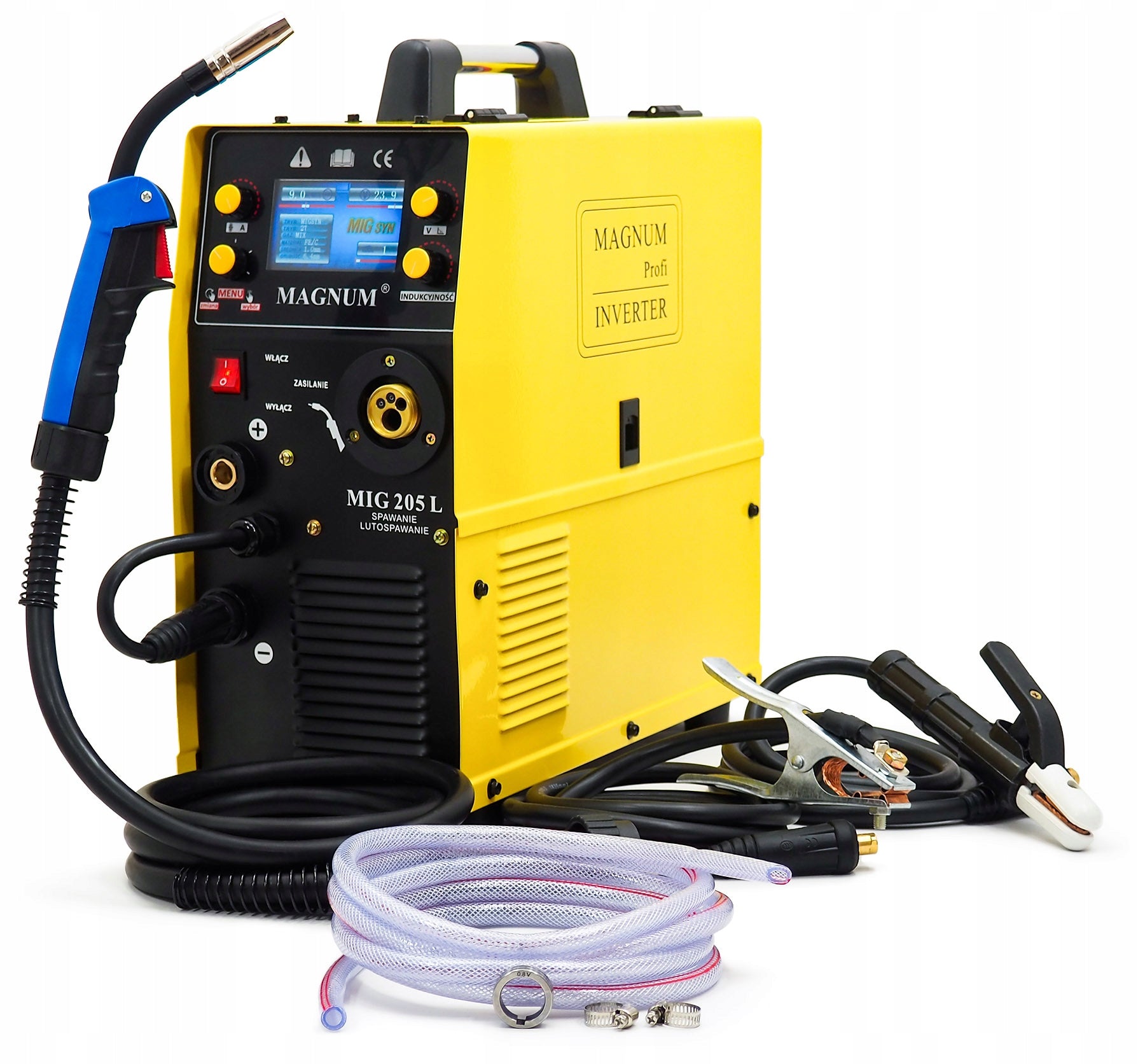 Magnum MIG 205L semi-automatic MIG/MAG/MMA welding machine with soldering