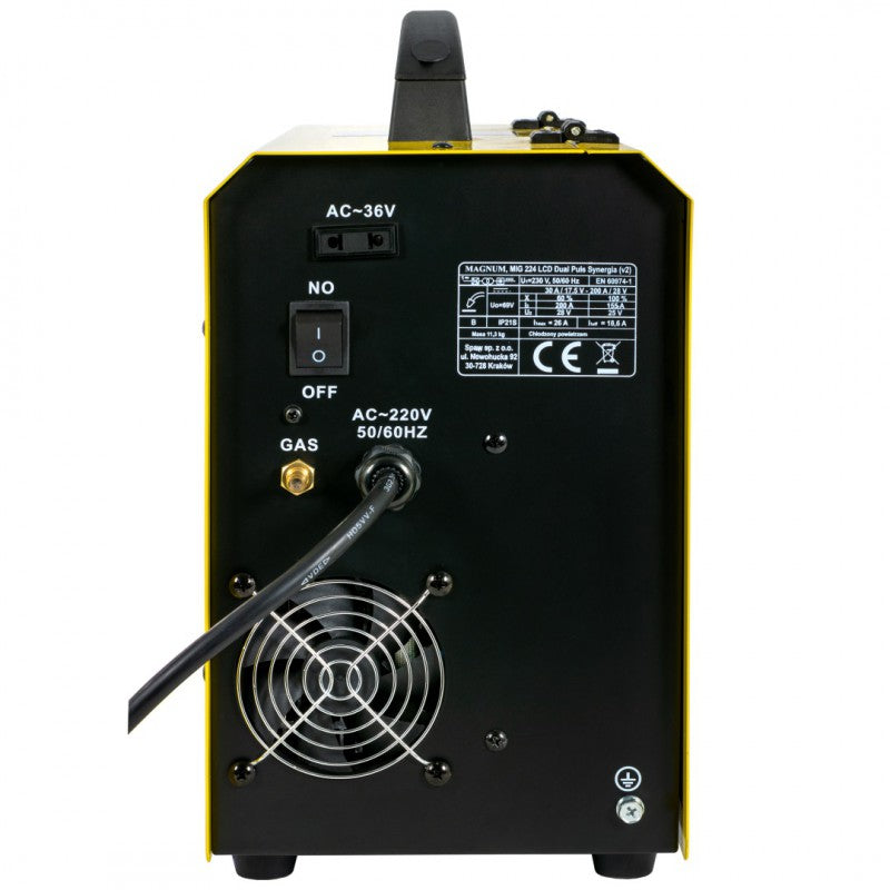 Magnum migomat mig mag 224 lcd dual pulse inverter welder EAN (GTIN) 5901208100125