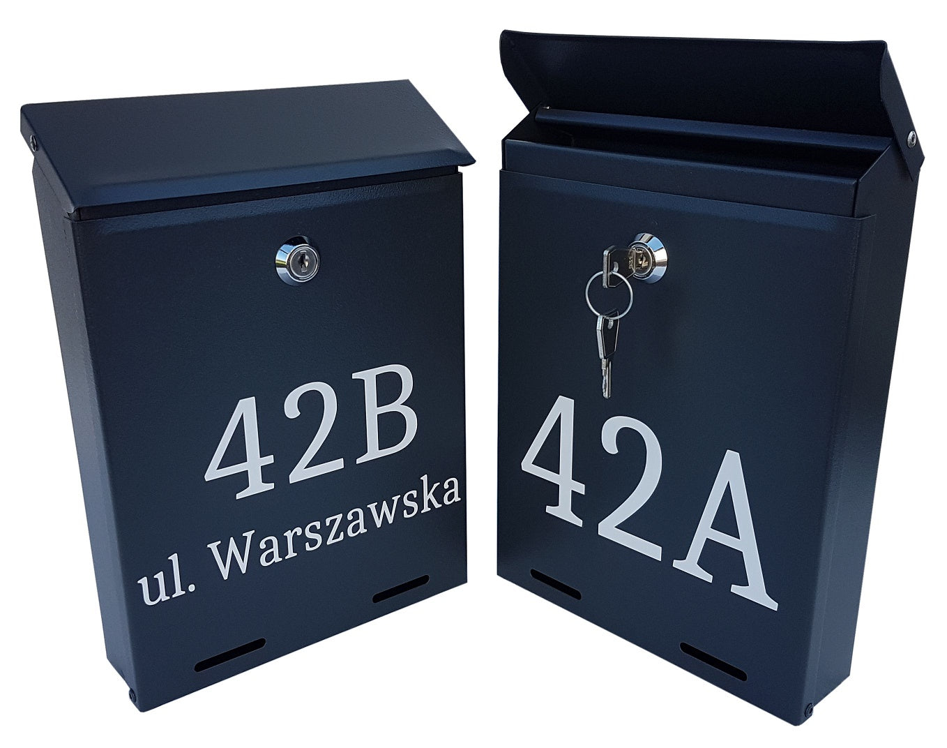 Mailbox YORK - house number, - INSCRIPTION Manufacturer code YNA