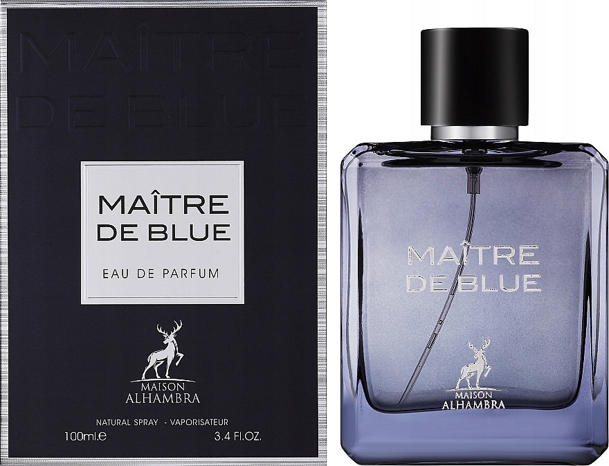 Maison Alhambra Blue De Chance Maitre de blue 100 ml EDP (Sealed)