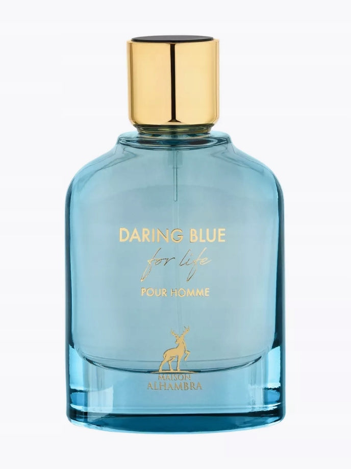 Maison Alhambra Daring Blue For Life Men's Perfume EDP 100ml Arabic Water Brand Maison Alhambra