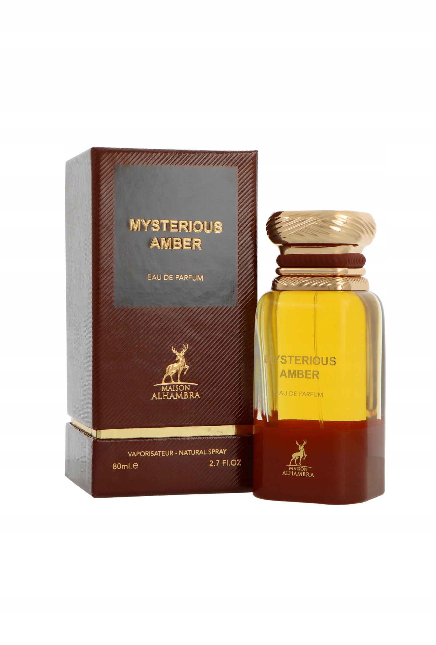Maison Alhambra Mysterious Amber Edp 80ml Packaging status original