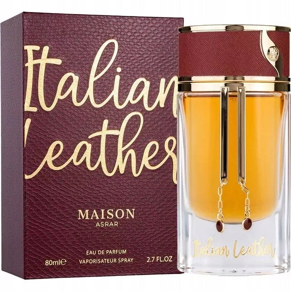 Maison Asrar Italian Leather 80ml EDP Perfumed Water Universal Unisex