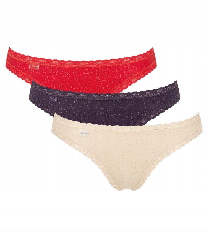 Kelnaitės moterims Triumph Sloggi 24/7 Weekend Holiday Brazil C3P, 7610875722889, įvairių spalvų, 3vnt.