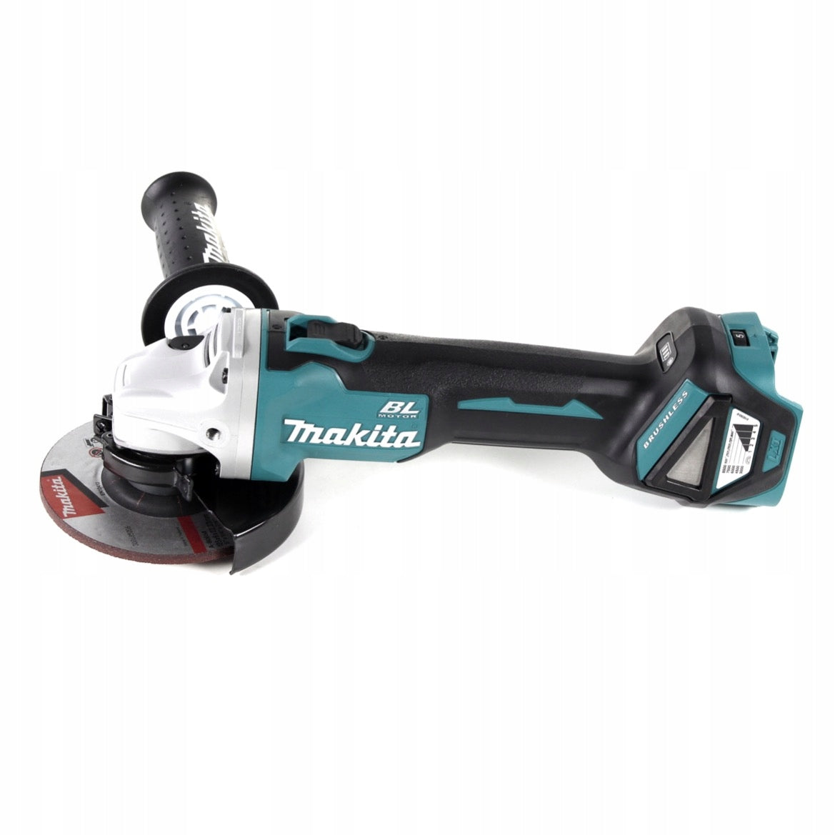 Makita DGA511Z 18V LXT Rechargeable Angle Grinder with Adjustable Rotation Packaging status original