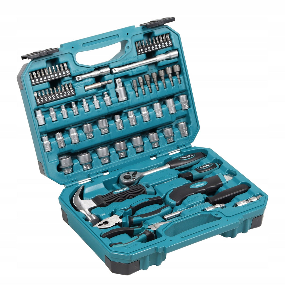 Makita E-10899 Socket wrench tool set ratchet 76el.+ SUITCASE Brand Makita