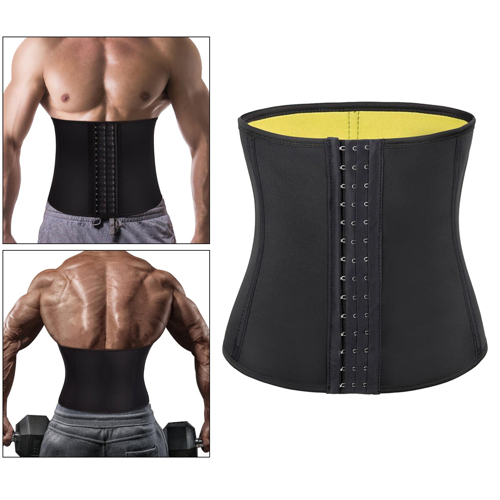 Male Fashion Waist Cincher Fat Burner Sports Corset Slimming Body XXL Kind other