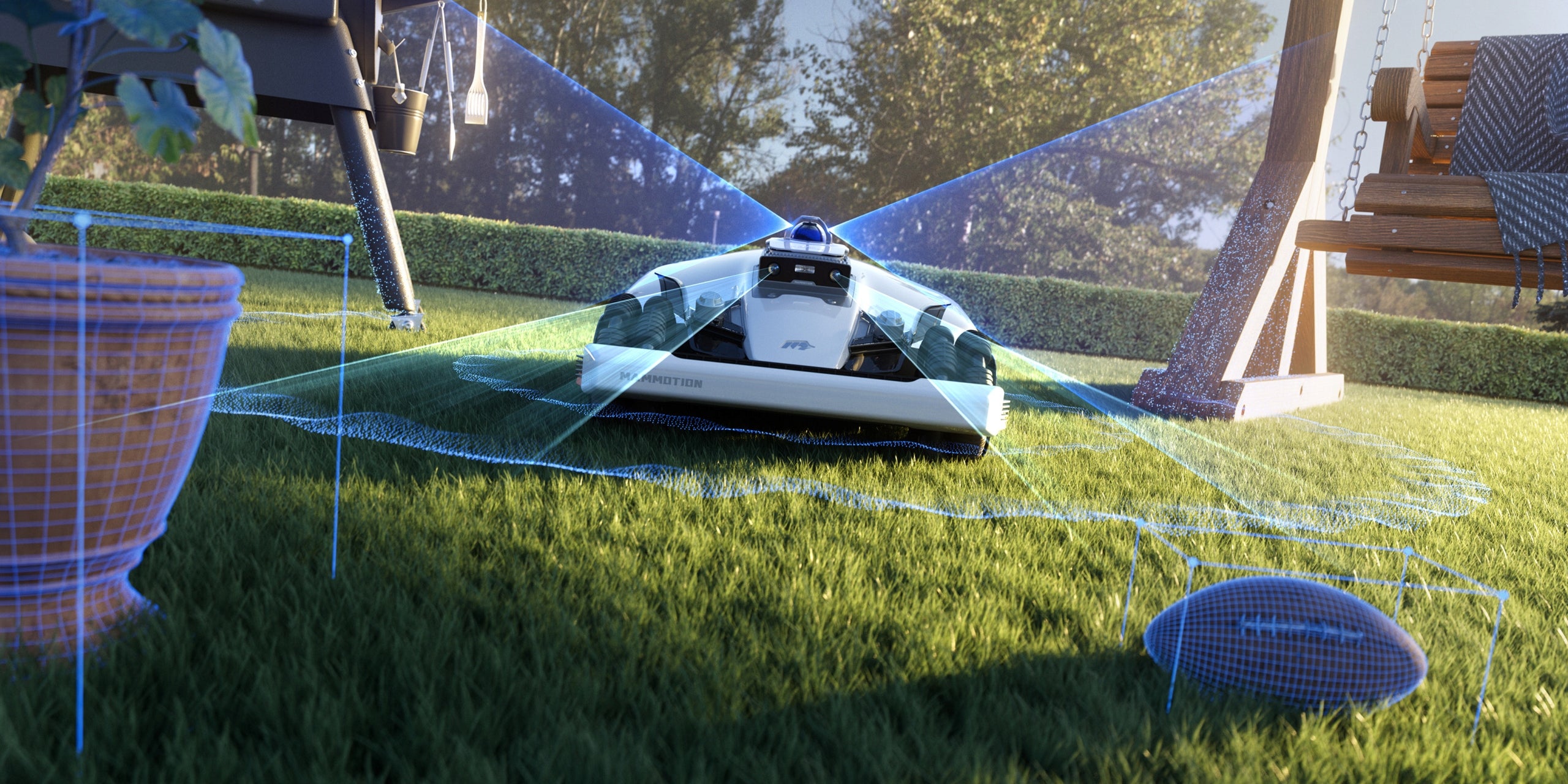Mammotion LUBA 3 AWD 10000 LiDAR 360° NRTK Dual-Camera 2026r Mowing performance 10000 m²