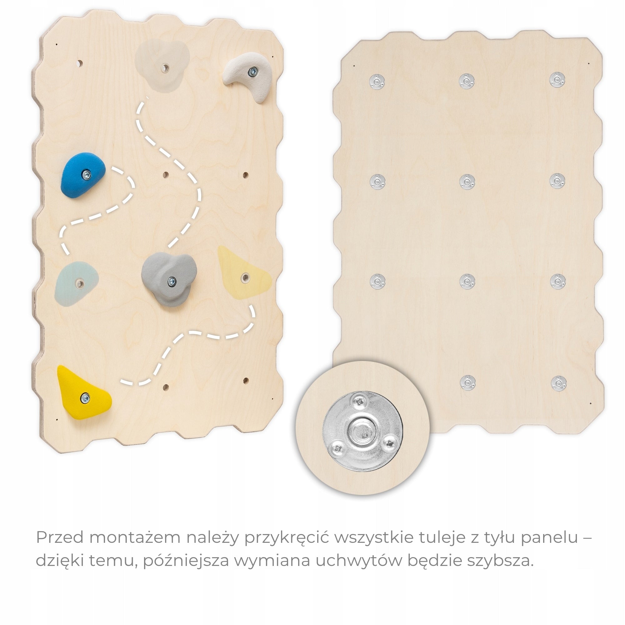 Mamoi Climbing wall for children + stones/handles + assembly kit Manufacturer code 5903815211171