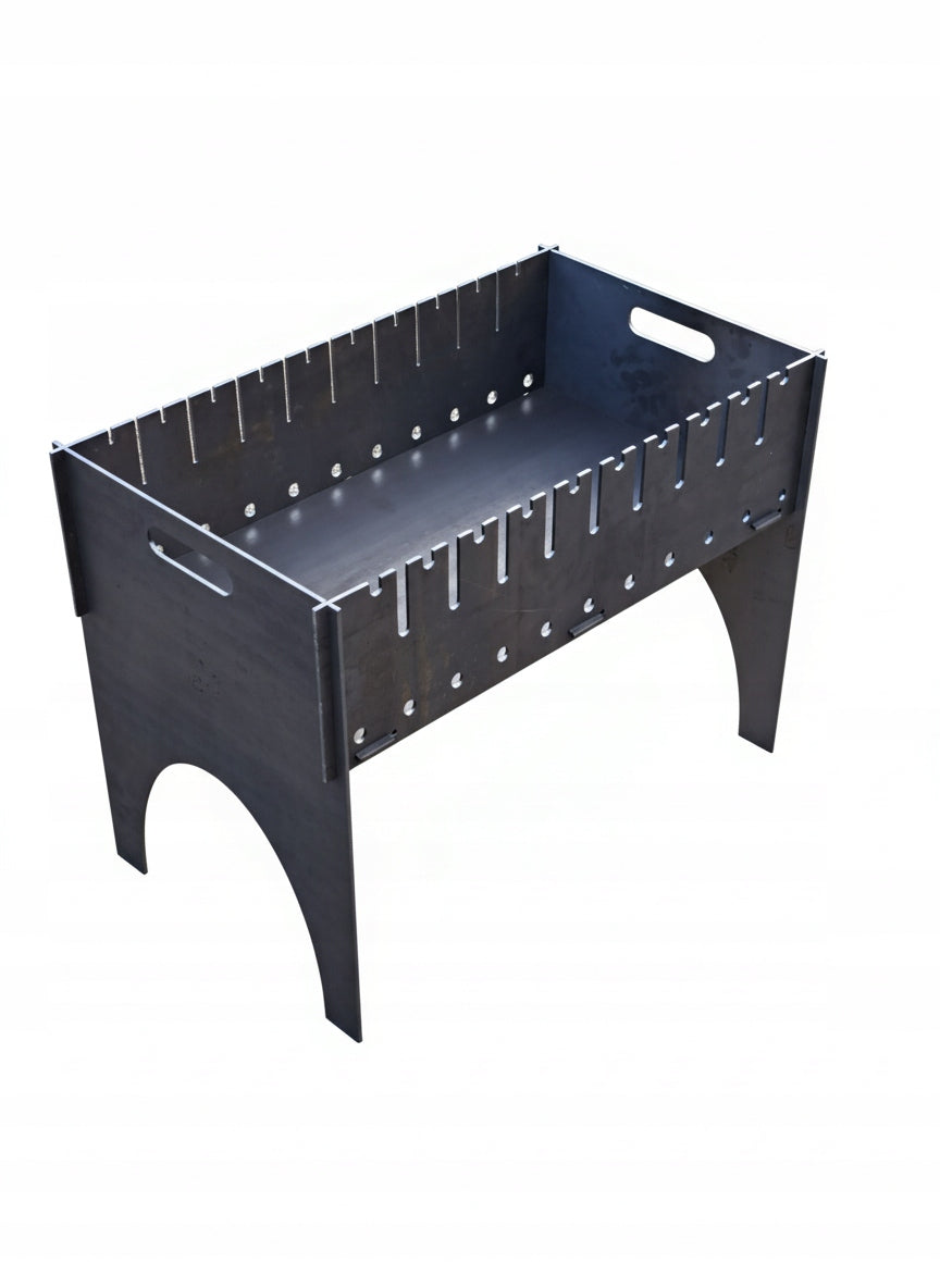 Mangal Carbon Grill 4mm Folding for 10 Champagne