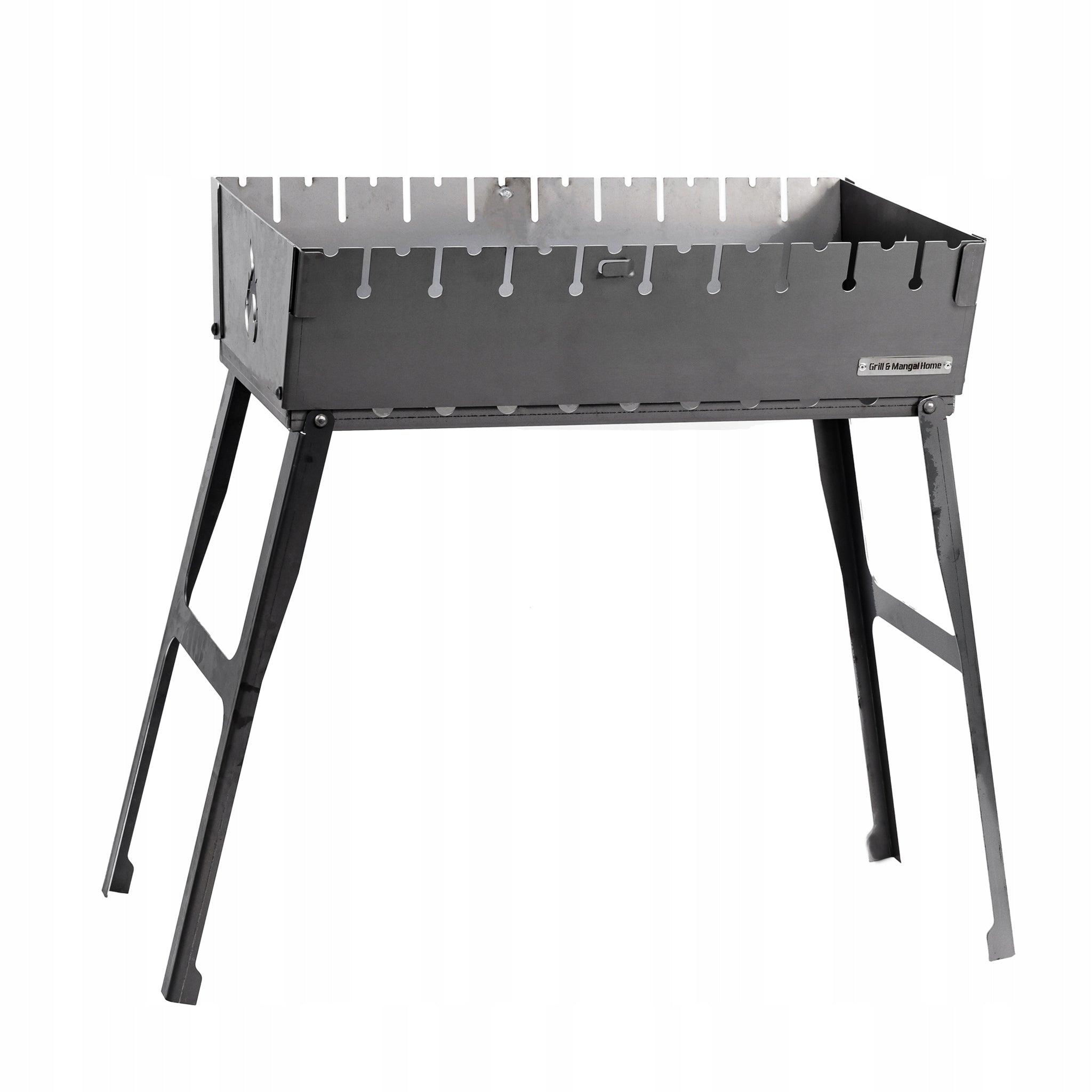 Mangal Grill Suitcase For 10 Skewers Carbon Folding Metal 2 mm
