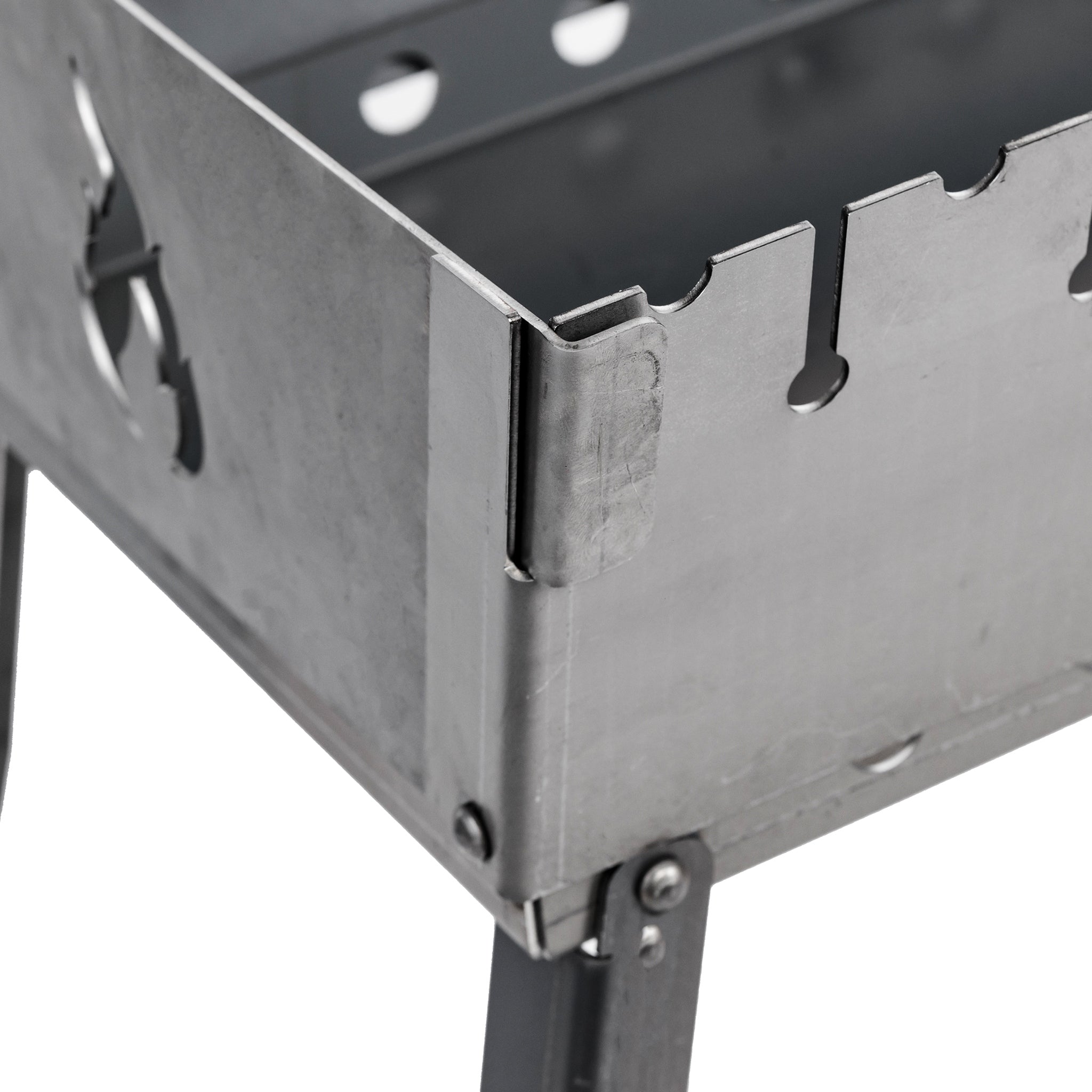 Mangal Grill Suitcase For 6 Skewers Carbon Folding Metal 2 mm+Freebies Manufacturer no brand