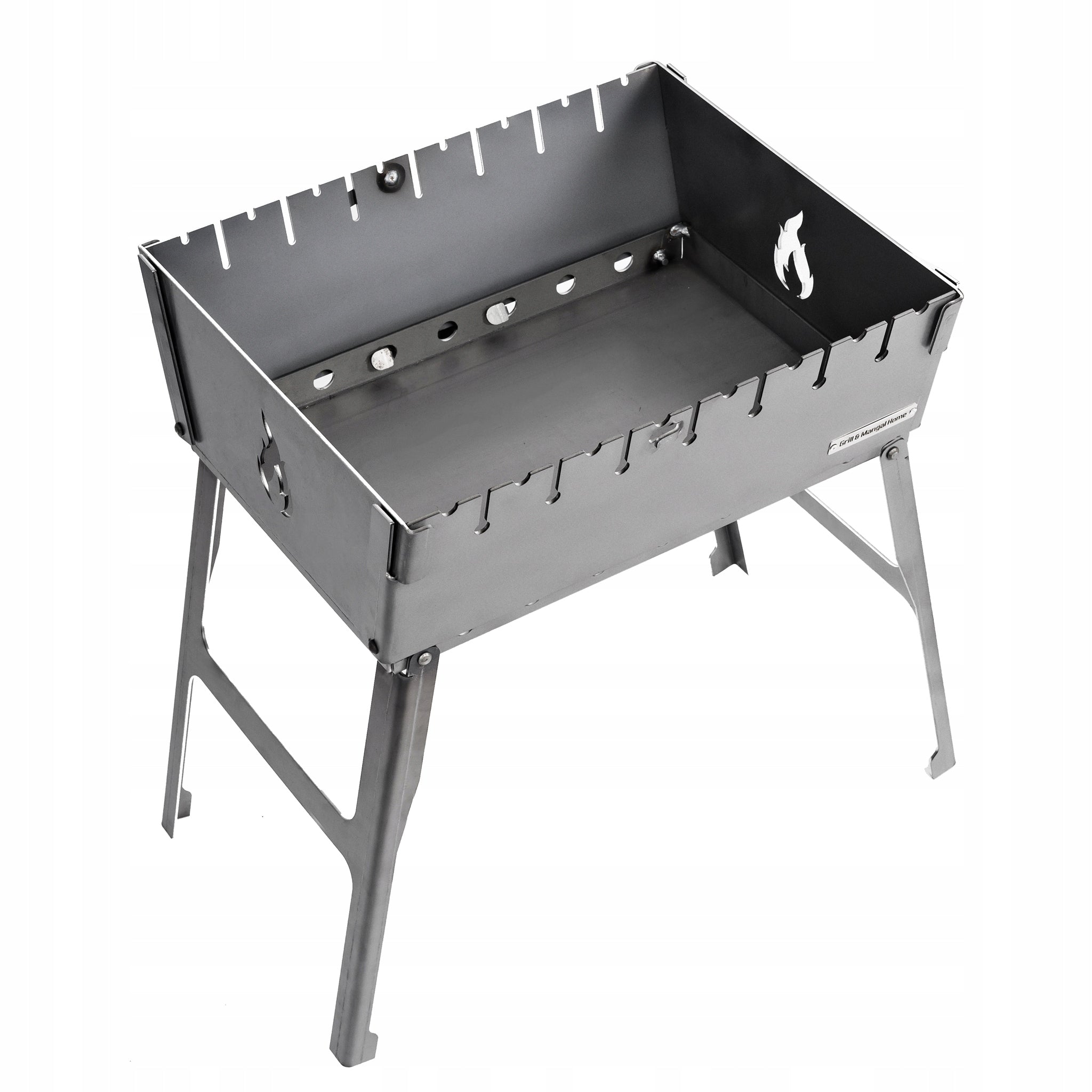 Mangal Grill Suitcase For 8 Skewers Folding Metal 3 mm Practical EAN (GTIN) 5907022742701