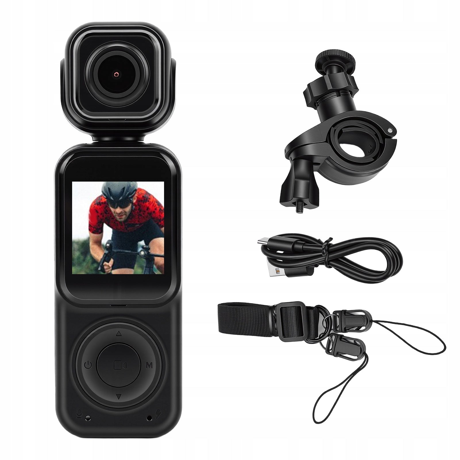 Manual 4K camera with 180° rotating lens Front application with BE