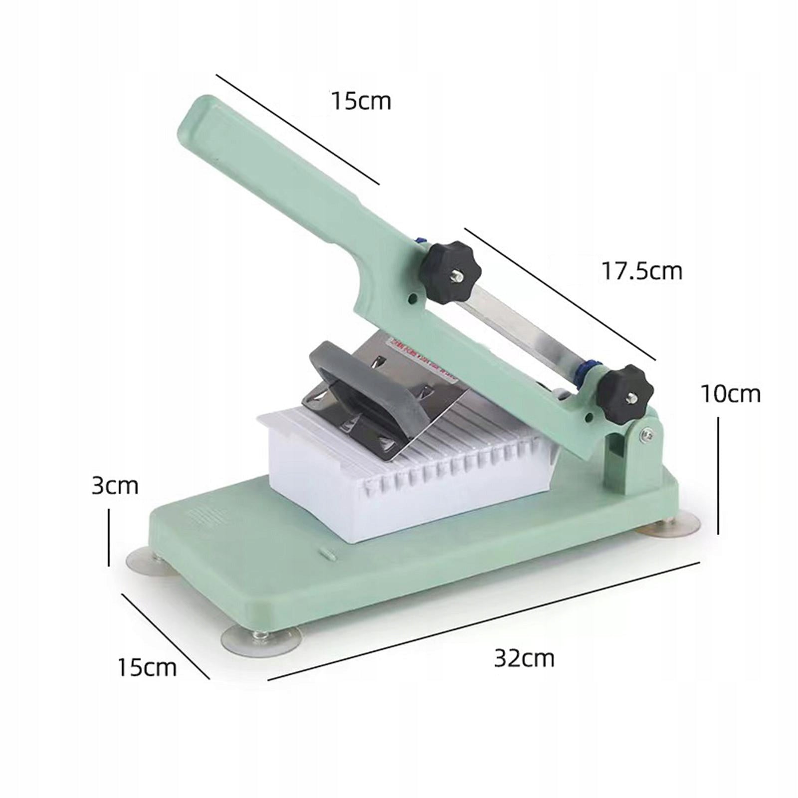 Manual Frozen Meat Slicer Beef Mutton Roll Slicing Machine Roll Meat Packaging status original