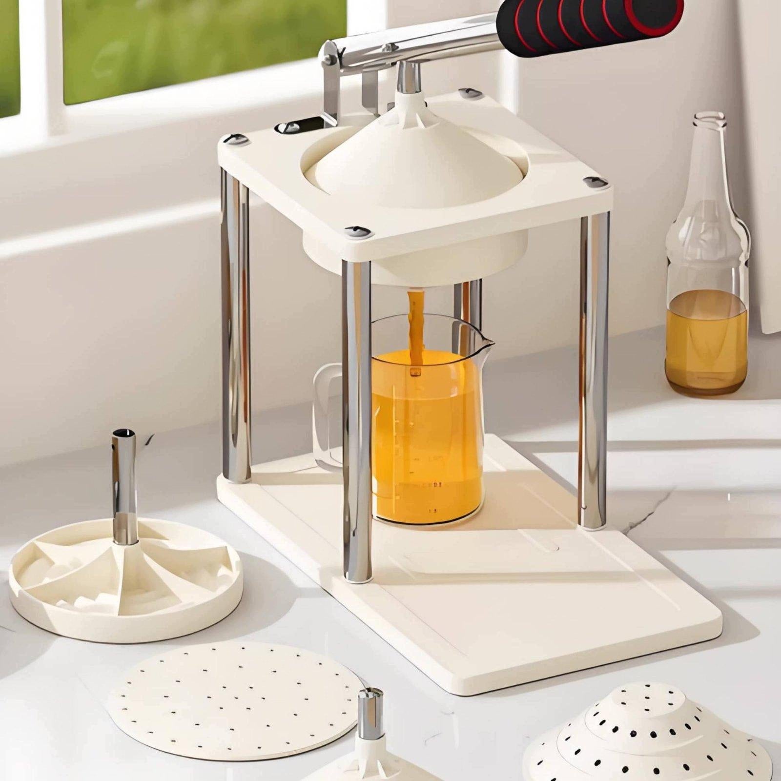 Manual Juice Press Food Grade Stainless Steel Manual Juicer Pointed Head Packaging status original