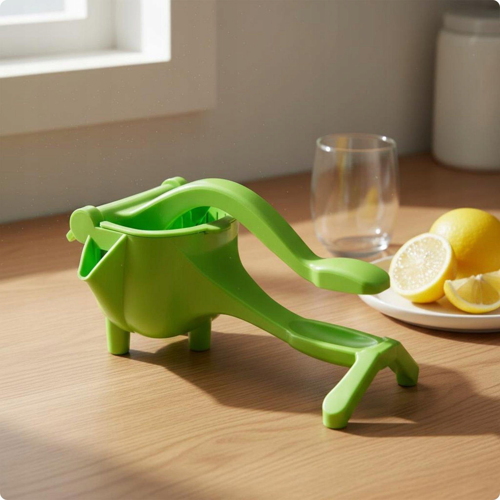 Manual Juice Press Portable Hand Juicer Multifunction Citrus Fruit Green