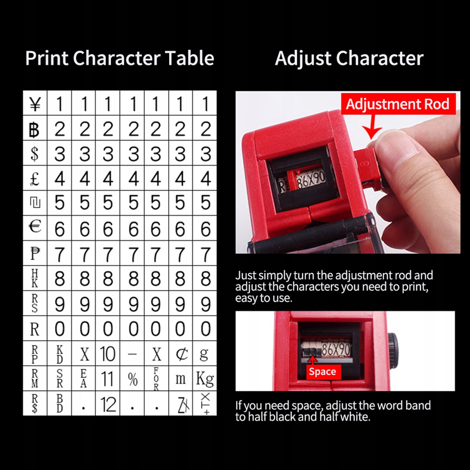 Manual Labeller 8-Digit Price Making Machine With K4 Paper Brand no brand