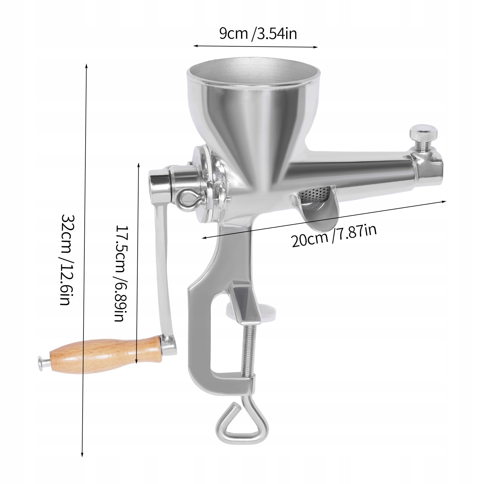 Manual Wheat Grass Juicer Machine Cold Press Clamp Brand no brand