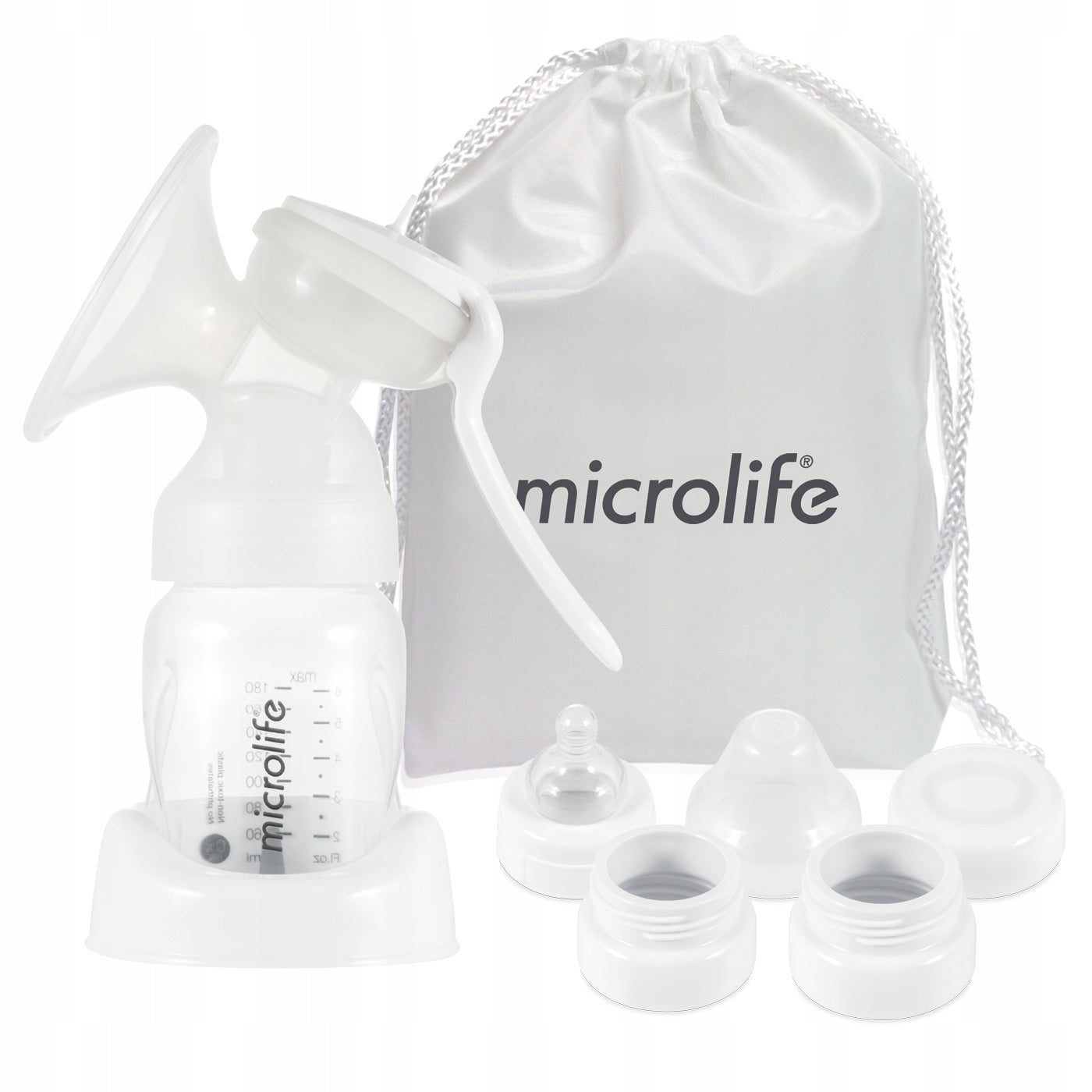 Manual breast pump Microlife 180 ml BC100 QUIET Medical device yes
