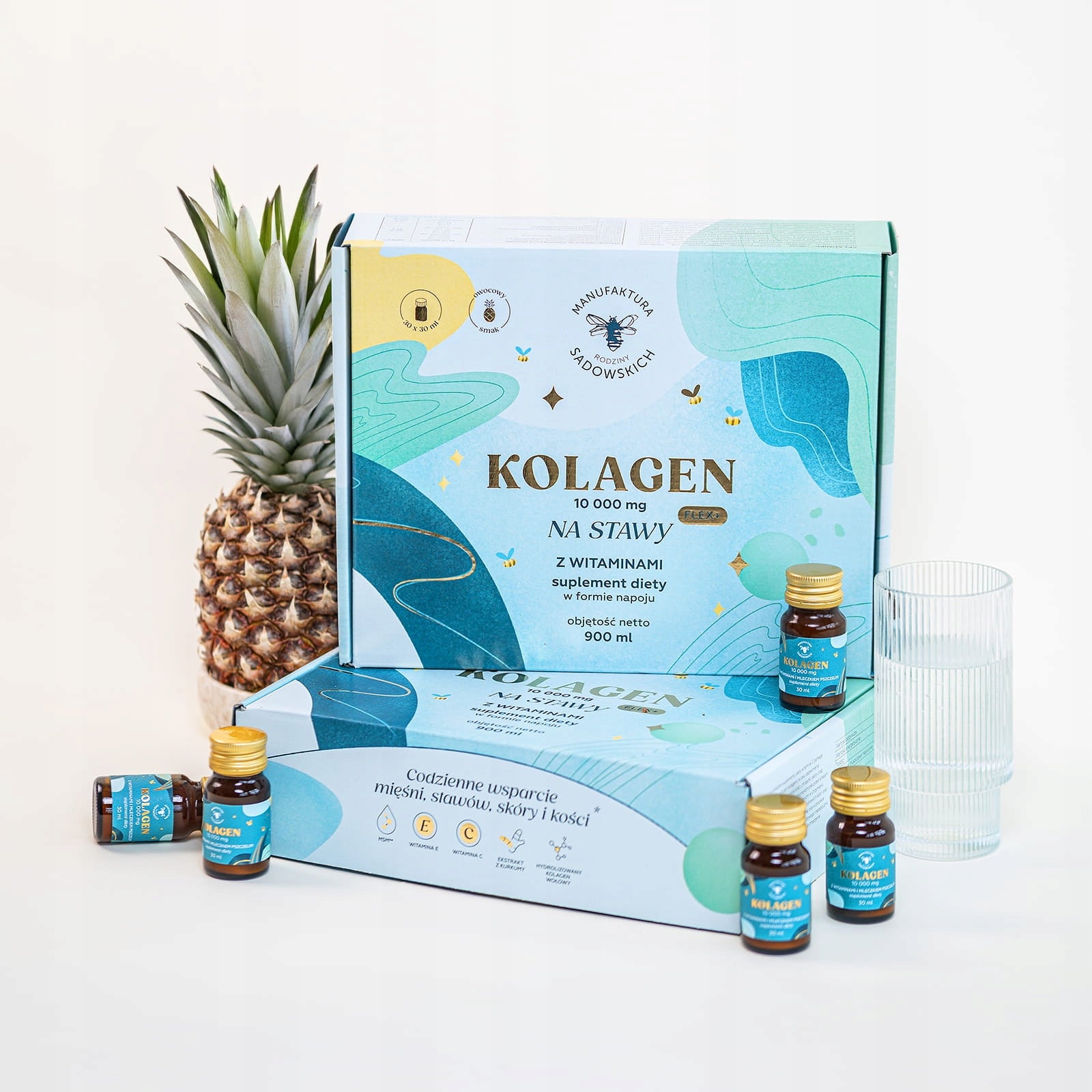 Manufaktura Rodziny Sadowskich Collagen For Joints Flex+ 10 000 mg 30x30ml