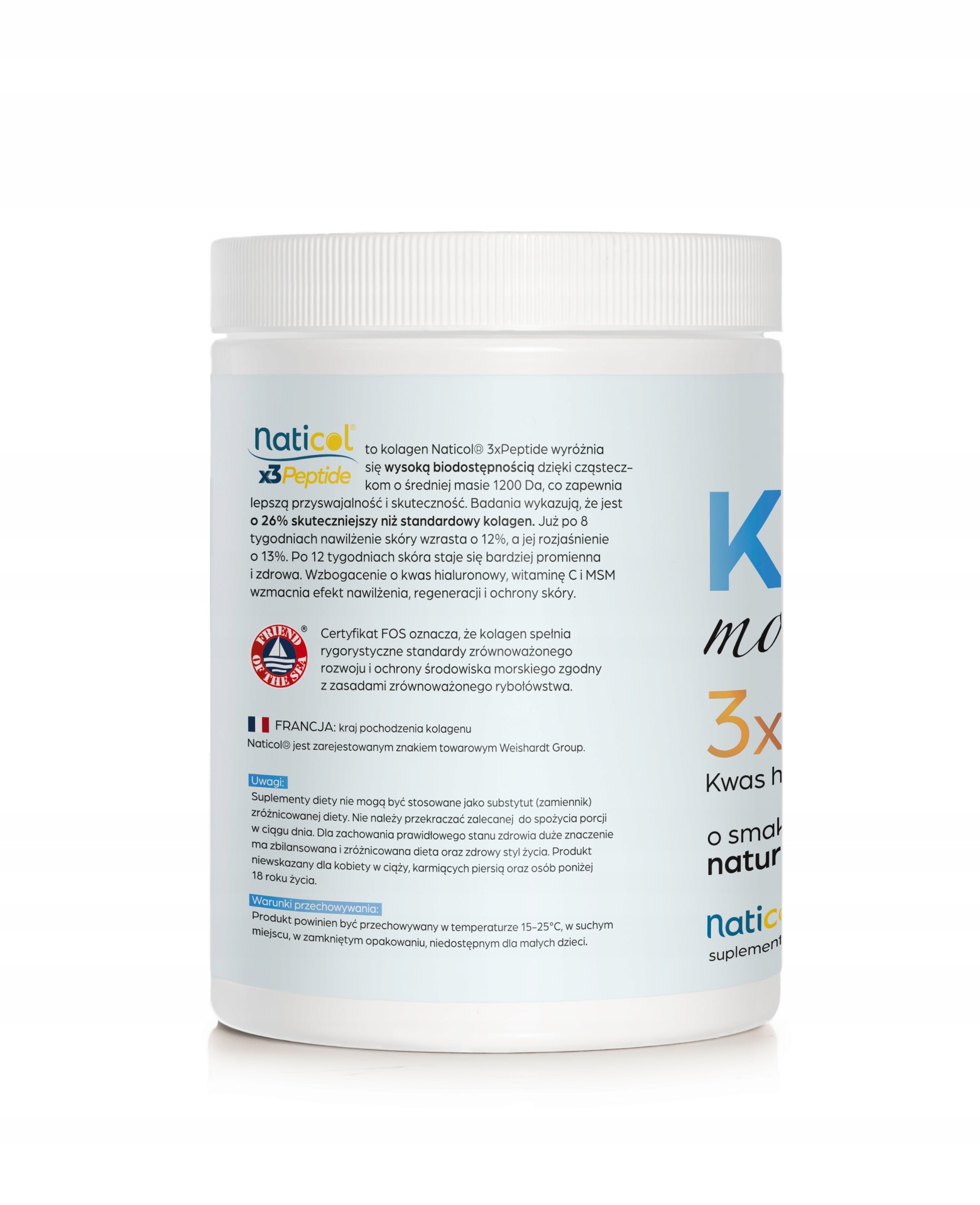 Marine COLLAGEN 3 Peptides HA MSM Wit. C for Drinking 10 000mg Hair Joints 800g Packaging status original