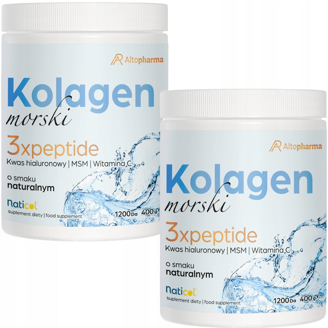 Marine COLLAGEN 3 Peptides HA MSM Wit. C for Drinking 10 000mg Hair Joints 800g