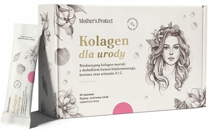 Marine Collagen Mother's Protect 300g raspberry powder without aspartame PREMIUM