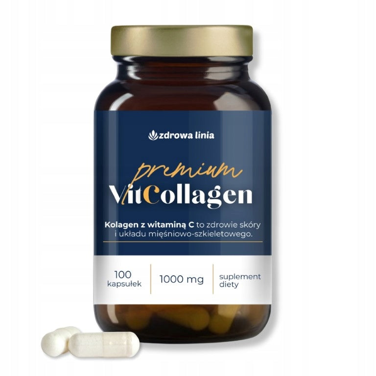 Marine collagen with vit C capsules Premium VitCollagen 100 capsules Manufacturer code 5908456340006