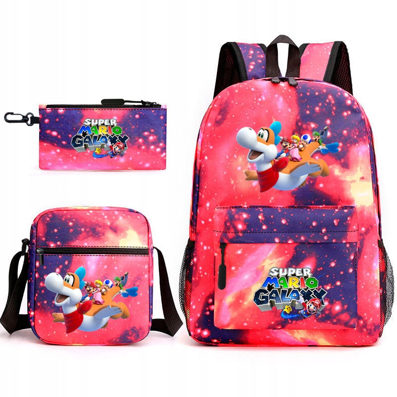 Mario SCHOOL SET BACKPACK BAG PENCIL CASE high quality Manufacturer code SJDJWDJ