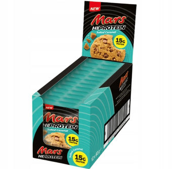 Mars HI PROTEIN COOKIE Pack of 12x60g PROTEIN CAKE PROTEIN Salty Caramel