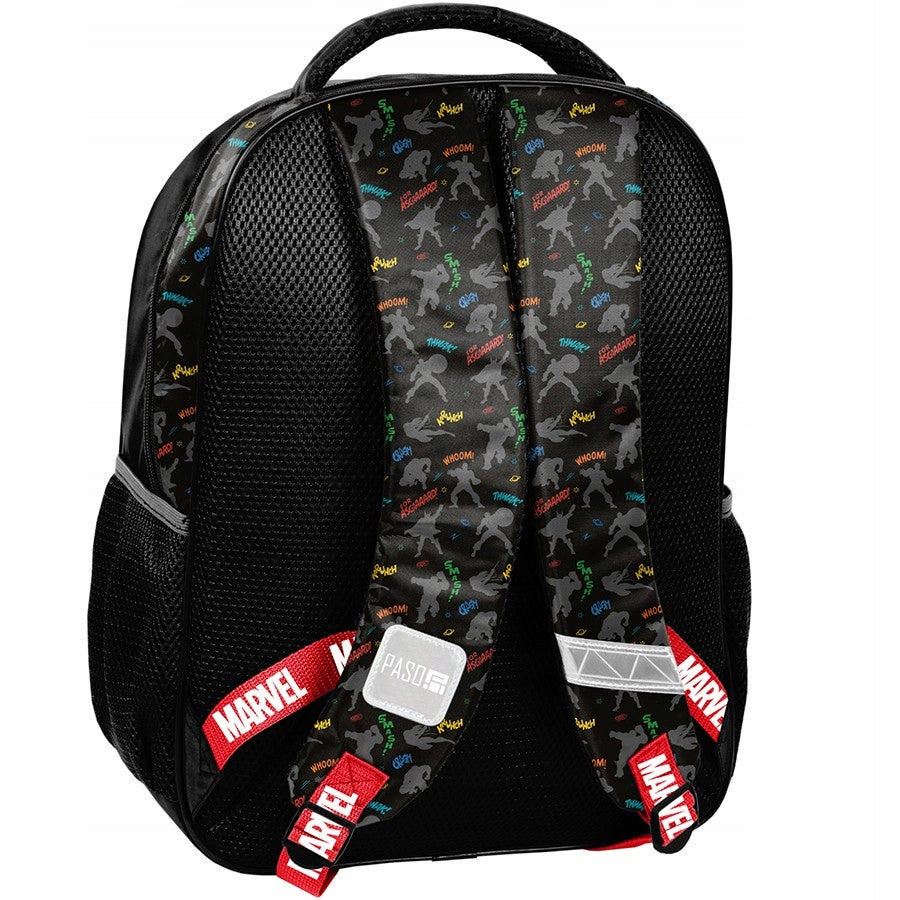 Marvel Avengers School Satchel BACKPACK For Boy Black | Class 1-3 Brand Paso