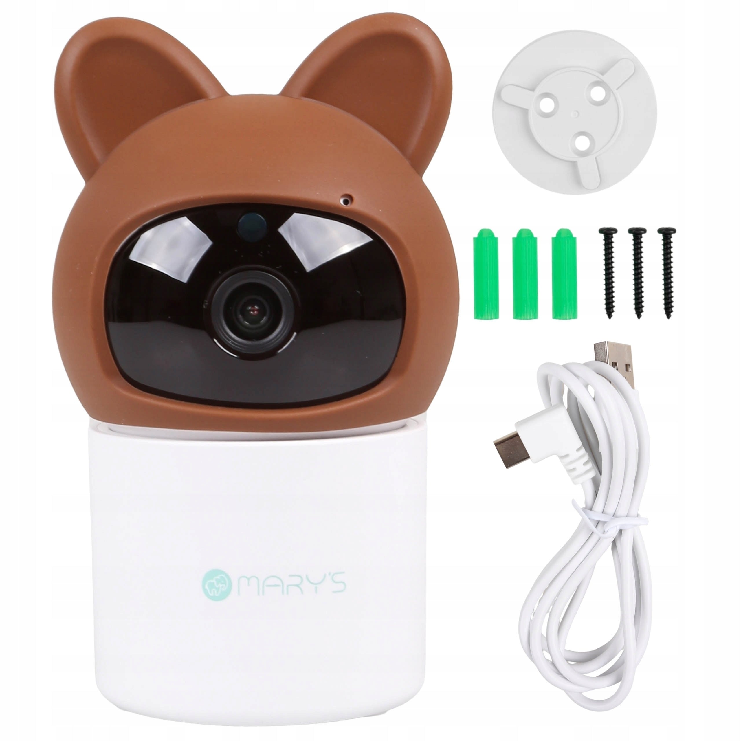 Mary’s ROTATING baby monitor, children’s camera BEAR, WiFi TUYA, DETE Packaging status original