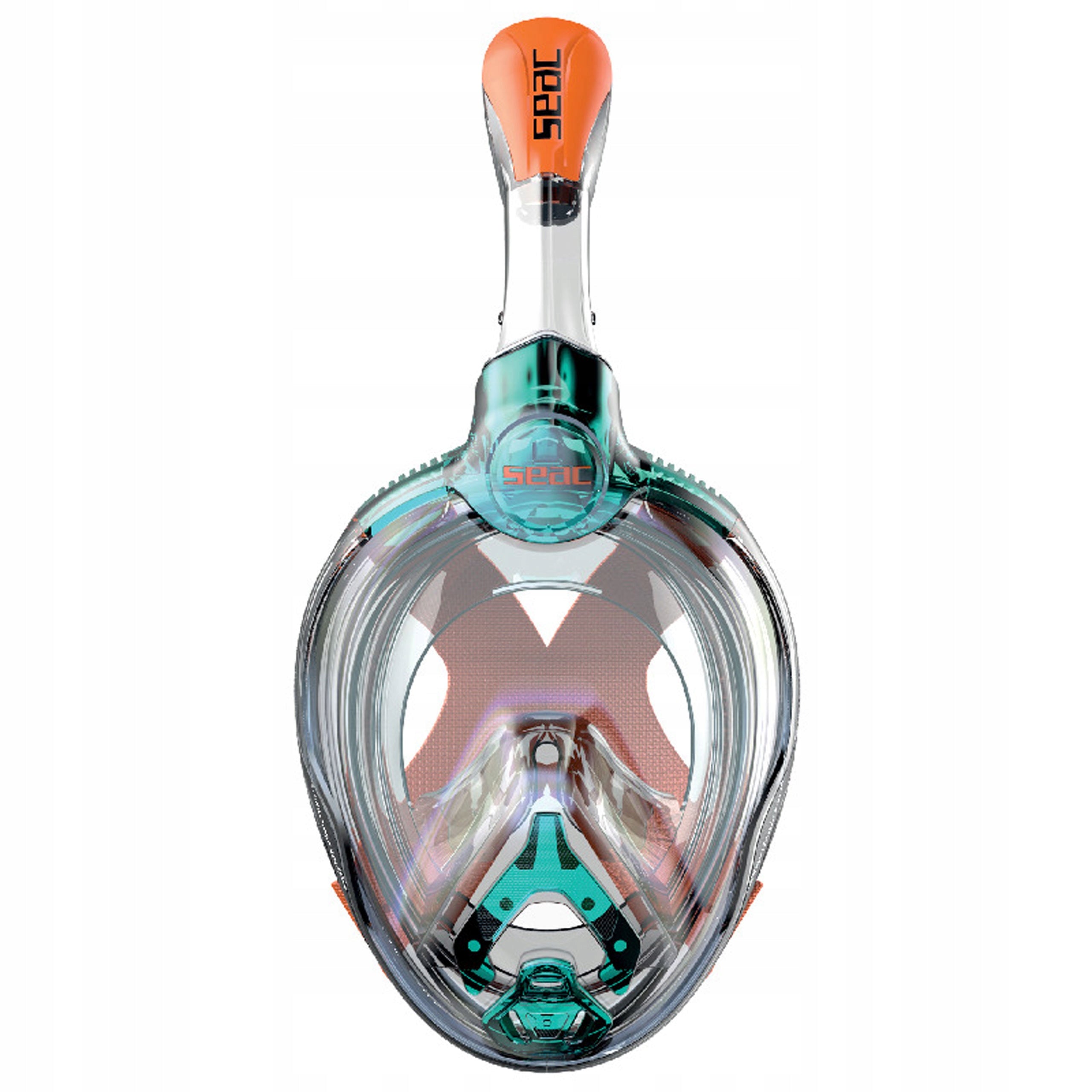 Mask SEAC JUNIOR UNICA MED for children from 6 years aqua orange