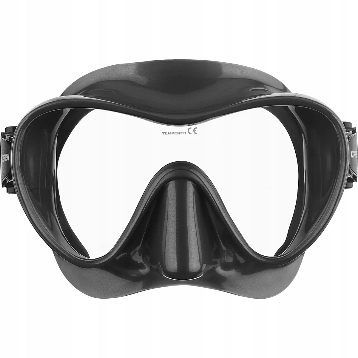 Mask / Single-pane diving glasses - Cressi F1 - Silver - ZDN281051 Brand Cressi