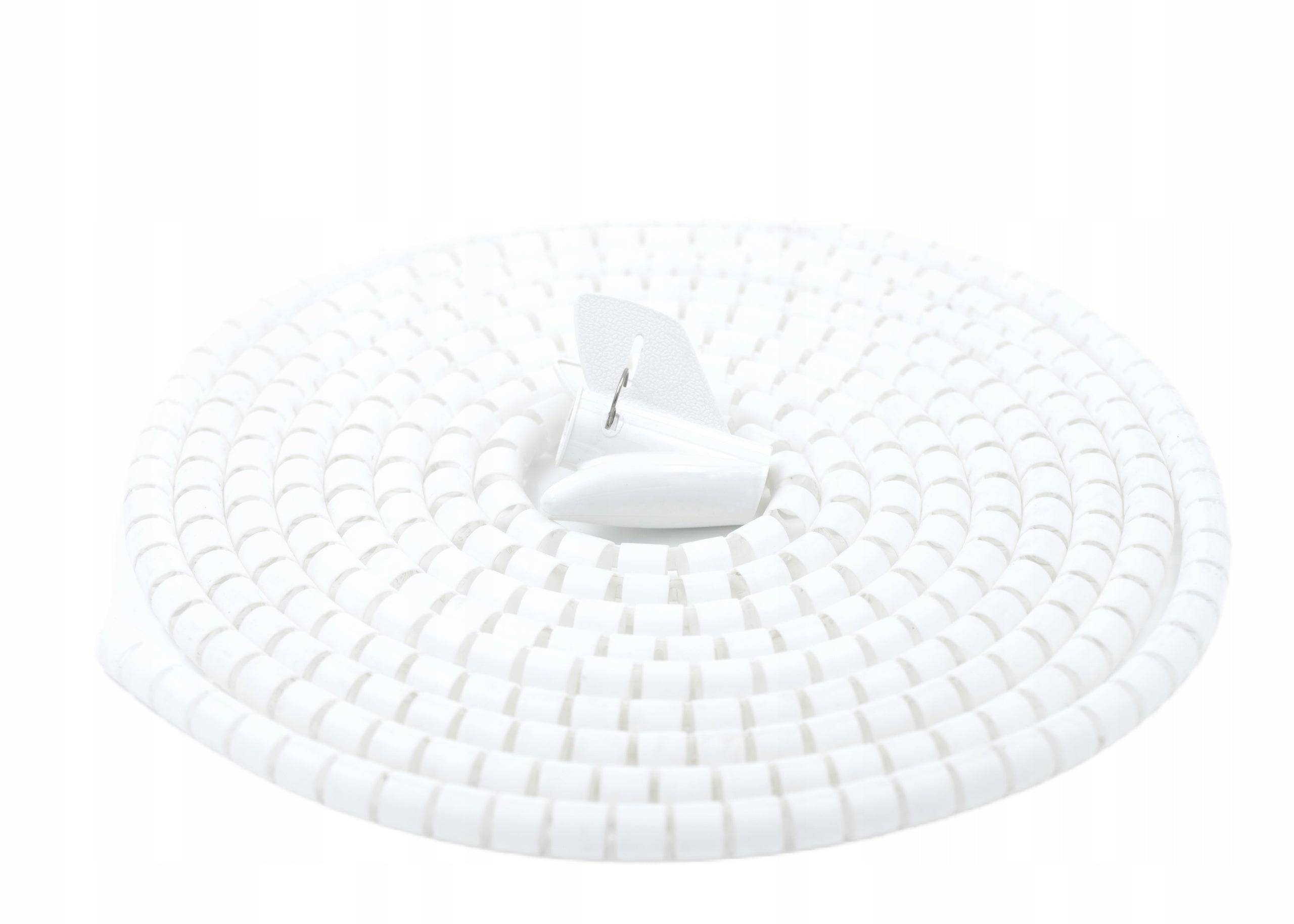 Masking Spiral Cable Organizer Braid Cover 16 mm White