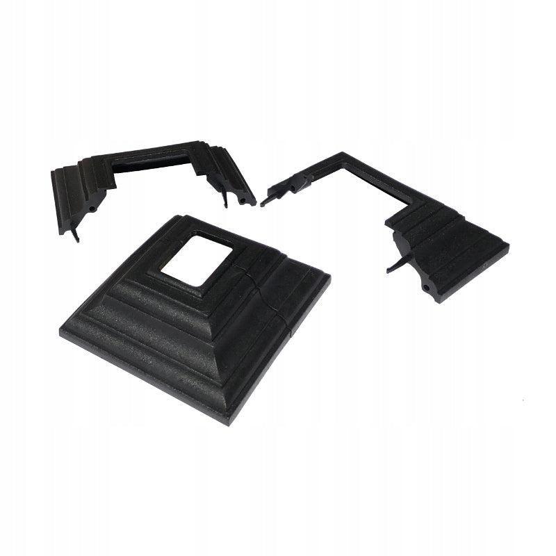 Masking machine for baluster railings decorative rosette two-piece 40x40 - 10 pieces