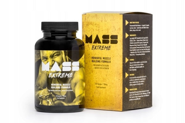 Mass Extreme - Muscle Mass PUMP Testostron Strength PA DAA GABA Tribulus