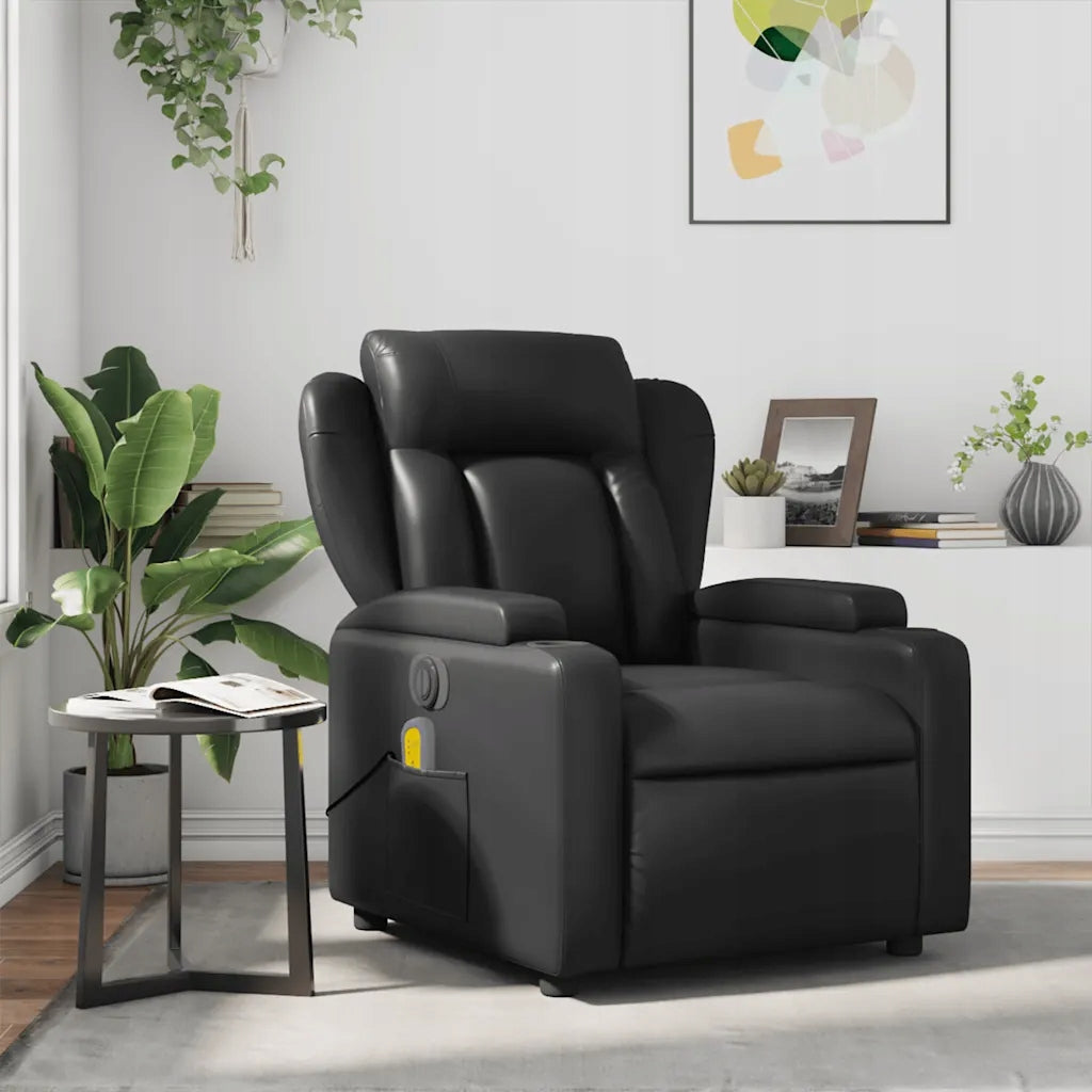 Massage Chair with Vibration Function, Black, 77x94,5x100cm Brand no brand