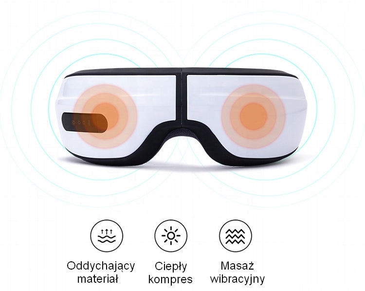 Massage Glasses Eye Area Massager Heating Vibration For Massage Relaxation