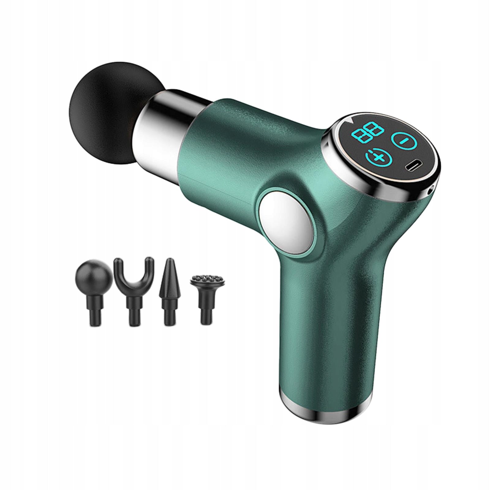 Massage Gun Body Muscle Massager 2mAh Cordless Professional Green Medical device no