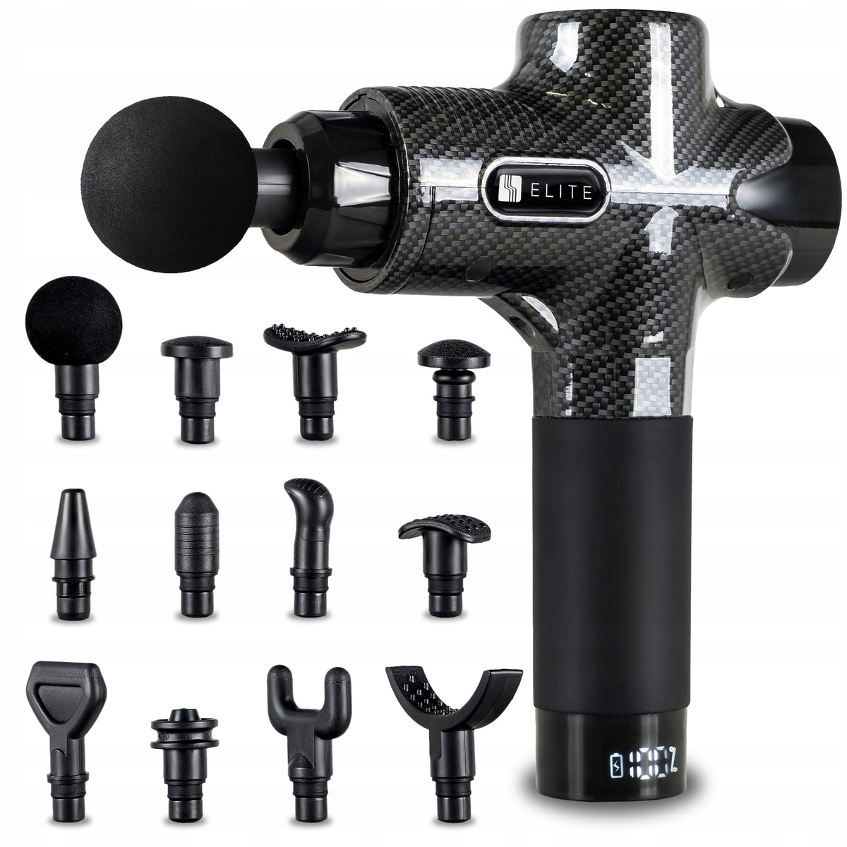 Massage Gun ELITE ME-MG06 - Body Massager 10 Tips + 2 FREEBIE Packaging status original