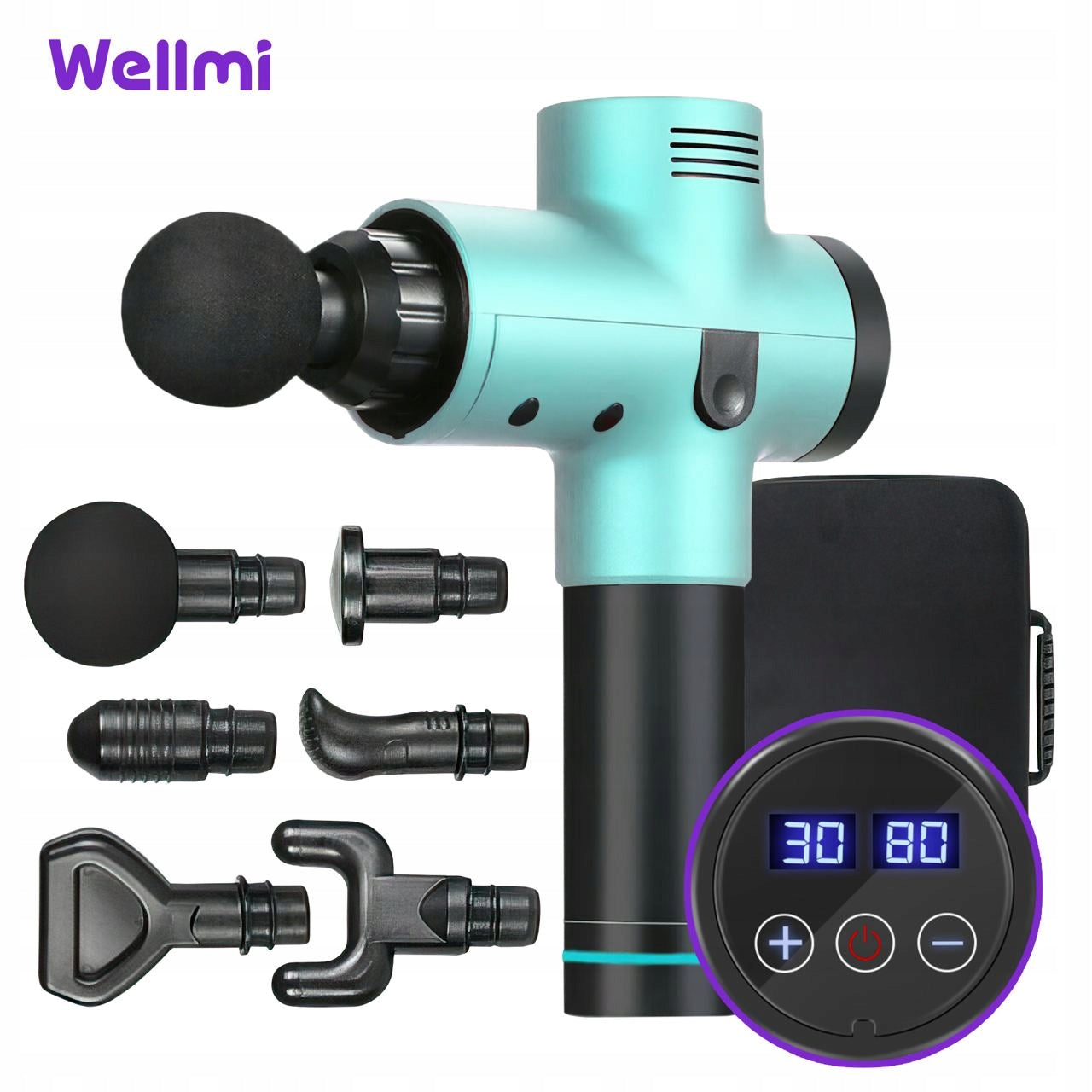 Massage Gun MG02PRO CYAN Turquoise Vibration Hand Massager