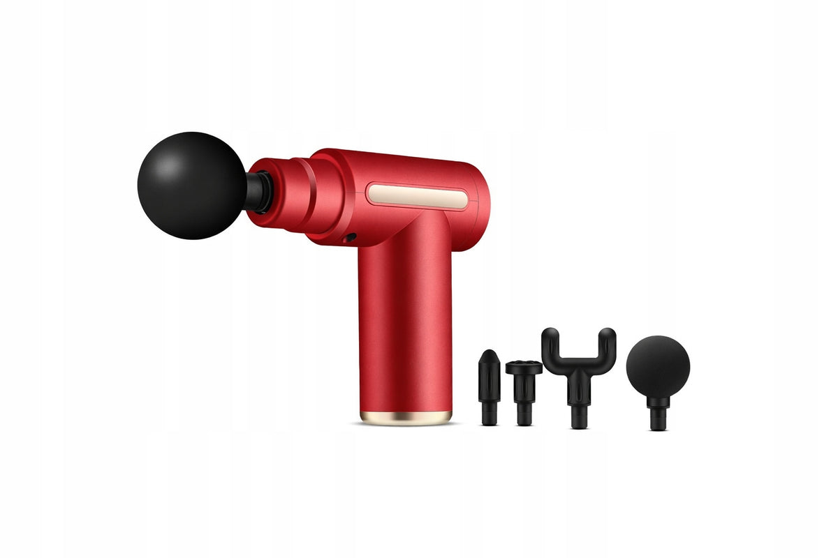 Massage Gun RED Massager for Back, Feet and Body