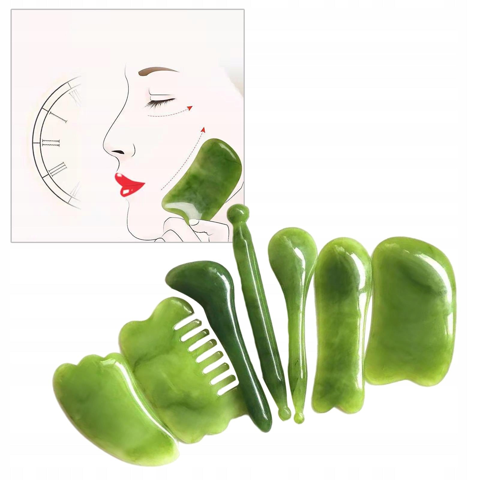 Massage Resin Scraper Guasha Gua Sha Scraping Face Color multicolor